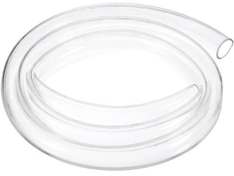 QUARKZMAN Tubo Flexible de PVC, 30mm de ID x 36mm de OD - 2 Metros de Largo Tubos de Agua de Vinilo Transparente, Tubería de Agua Plástico Ligero y Flexible para Tanque y Acuario