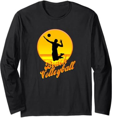 Beachvolleyball Fan Volleyball Outfit Langarmshirt
