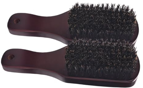 SHERCHPRY 2 St Reseskäggborste Mustaschstylingkam Vildsvinsborst Duster Hår- Och Skäggborste Skäggplattare Skägg- Och Mustaschborste