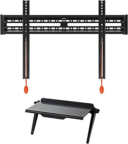 Supporti TV Supporto TV a Parete, Supporto TV a Parete Ultra Sottile per la Maggior Parte dei televisori LED da 40-65 Pollici, con VESA 100x100-600x400 mm, Portata Fino a 60 kg