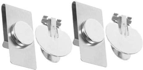 Edelstahl Unsichtbare Magnetische Krawattenklammern, 2 Paar