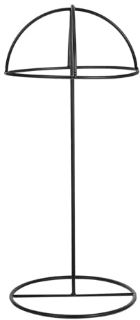 SHINEOFI Soporte Metálico para Sombreros de Hierro Forjado Perchero Grande Negro para Exhibición y Almacenamiento en Tiendas y Hogar Organizador Versátil para Gorras y Sombreros