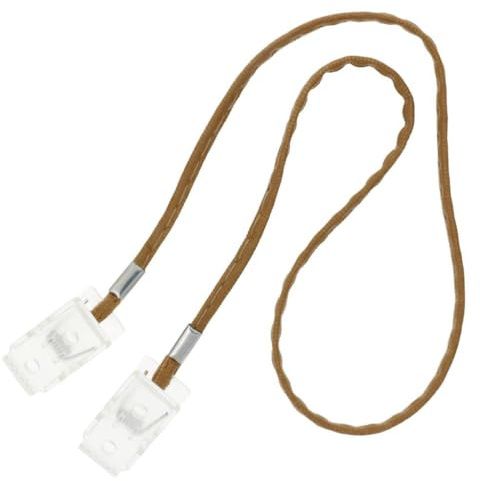 rongweiwang Fermagli per tovaglioli a catena per pasti e porta tovaglioli. Mantieni i in posizione senza sforzo mentre mangi. Indossa semplicemente la catena intorno al collo e aggancia ciascuna