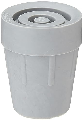 Merriway BH05710 Gehhilfe, robust, Gummi, 25 mm, 5 Stück, Grau, 5 Stück