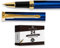 Dryden Designs Fountain Pen Fine Nib - Blue - Smooth Elegant Writing with Ink Converters