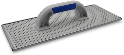 DEWEPRO® WDVS und Porenbeton Schleifbrett - Raspelbrett mit verzinktem Stahlblech-Raspelbelag - 380x160mm - Egalisierungsbrett - Handschleifer