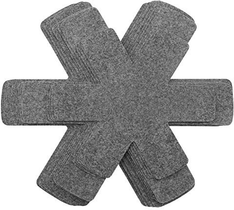 Pan Protectors Separators, Set of 12 in 3 Sizes - Pot Dividers Felt Pads,Pan Protectors for Stacking Protection of Pans Pots & Bowls in Kitchen, Ideal Cookware & Motorhome Accessories