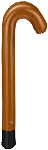 Balinco Aufblasbarer Spazierstock (Gehstock), Rentner Kostüm-Accessoire für Karneval/Fasching, Senior Halloween, Krücke Geburtstagsgeschenk, Geschenk,