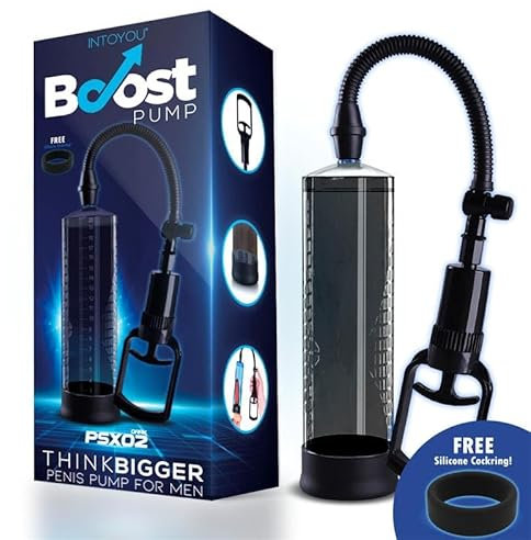 Boost Pumps Pompe à pénis manuelle PSX02 Noir 220 g