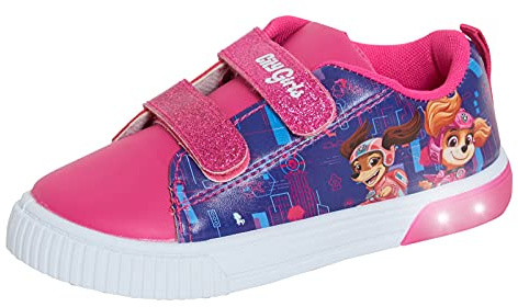 Paw Patrol Baskets lumineuses pour filles Skye avec lumières clignotantes, rose, 30 EU
