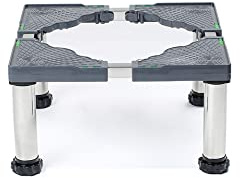 Einstellbare Waschmaschinen Untergestell Sockel Podeste & Rahmen Mit 4 Stabilen Füßen Höhe 20cm Waschmaschinensockel 45-70cm für Waschmaschine, Trockner, Kühlschrank und Gefrierschrank