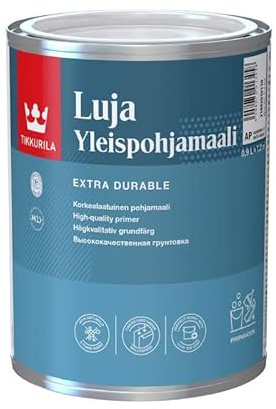 TIKKURILA Luja Universal Primer - Anti Mould Primer Paint For Bathrooms & Kitchens - 1 Litre