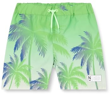 Name IT Pojkar Nkmzoccas badshorts, grön gekko, 128 cm