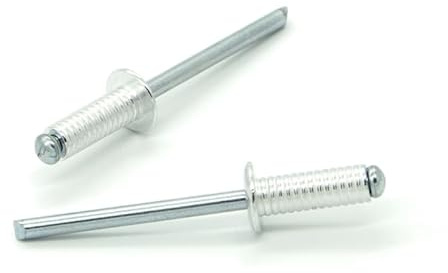 IERO - Rivetti RULLATI IERO Alluminio/Acciaio Testa Tonda 4.0x12.0mm - Box