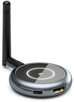 AIMIBO Wireless HDMI Receiver - Up to 6 Receivers, Streaming Full HD 1080P@60Hz Video for Laptop, Camera, DVD, Cable Box to Multiple TVs, Monitors, and Projectors, Range up to 165 Ft/50 M