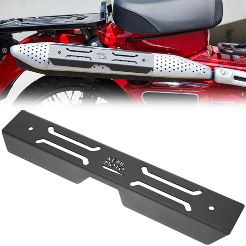 KEMIMOTO Metal Exhaust Heat Shield Guard Cover Compatible with CT125 Trail 125 Hunter Cub 2021 2022 2023 2024 2025 2026 Leg Guard Trim