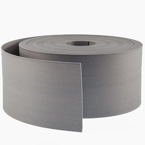 Rori Graue Rasenkante Rolle 25 m - 15 cm Hoch - Flexibele Rasenkante Kunststoff - Raseneinfassung - Beetumrandung - Rasenbegrenzung Lange Lebensdauer - Rasenkanten