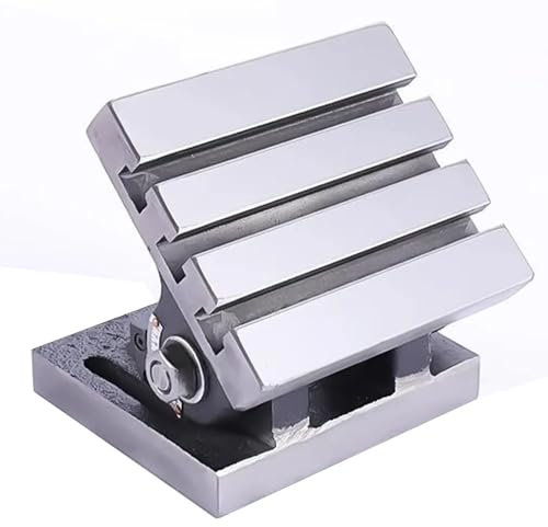 LeTkingok 90° Verstellbare Werkbank, Vertikal Verstellbarer Arbeitstisch, CNC-Fräs- und Bohrmaschinentisch