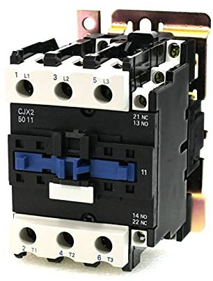 Schütz 3P 1NC 1NO.Name 50A electronic starter Magnetic Starter AC.Contactor 2. 4V 110V 220V 380V Spulenspannung DIN-Schiene ITH 80A Kontakte Relais ZFUGEDRLI (Color : 36vac)