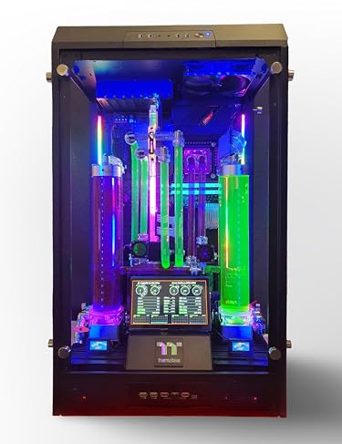 VIXIA High End Custom Watercooled Gaming PC - Intel Core i9 14900KS 6.20GHz - GeForce RTX 4090 DDR6X 24GB - DDR5 6000MHz 64GB - PCIe4.0 M.2 NVME 2TB - Full Dual Cooling - Black - VXF-50B 2