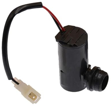 Wischermotor 12V 24V Universal Fahrzeug Windschutzscheibenreinigung Wassertank Motor Scheibenwischer Waschpumpe Wasserstrahlmotor Autozubehör Scheibenwischermotor(24V with Wire)