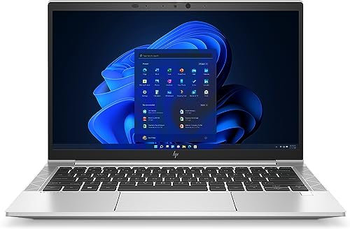 HP EliteBook 830 G8 13.3” FHD SureView - i7 1165G7 (4 Cores, 4.7GHz), 16GB DDR4, 1TB PCIe Gen 4.0x4 NVMe, 4G LTE, Fingerprint & Smartcard Reader, WIFI 6 & BT, UK Backlit Keys, Windows 11 Pro (Renewed)