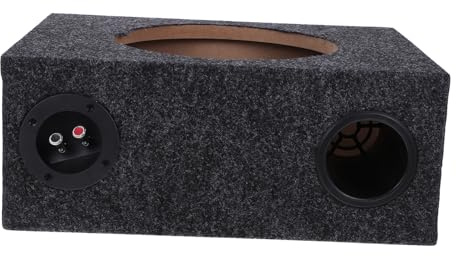 Mikinona Caisson De Basses Voiture Boîtier Subwoofer Scellé Ultra-Plat Enceinte Audio Véhicule Simple Subwoofer Enclosure Facile à Installer