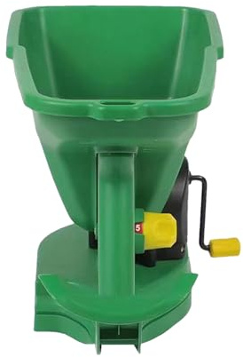 Distribuidor de césped para jardín, herramienta para césped, suministro de plantas, dispensador compacto de mano, contenedor de fertilizante + uso para plantación de jardín