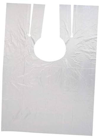 HONITANO 100 Stück Einweg Friseurumhang 110x150cm Haarfärbeschal Pe Schutzschürze Haarschneidezubehör Für Salon Und Zuhause