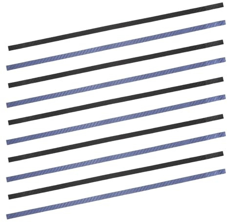 Healeved 10 Pièces Bande Adhésive pour Bord de Raquette de Tennis de Table Protection Fine et Ruban Auto-adhésif Tissu PU Anti-UV pour Joueurs et Entraînement