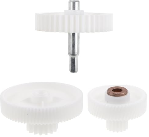 SOIMISS Piezas de Repuesto para Picadora de Carne de Plástico, Engranajes de 44 y 78 Dientes, Compatibles Máquinas Domésticas para Elaboración de Embutidos, Accesorios Duraderos