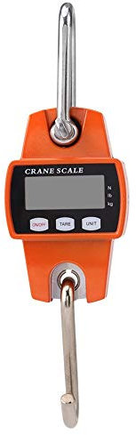 Tragbare Elektronische Mini Waage, kg, lb, N 0,5 kg ~ 300 kg Einheiten Digitales LCD Hängewaage, Flüssig Kristall Display Kranwaage mit Haken