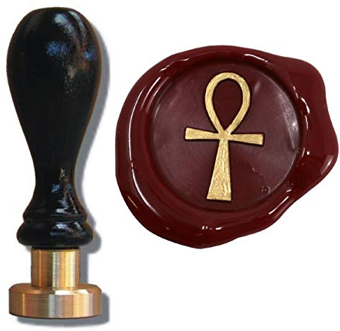 Siegel Stempel Petschaft Symbol Ankh 24 mm, Siegelstempel Briefsiegel