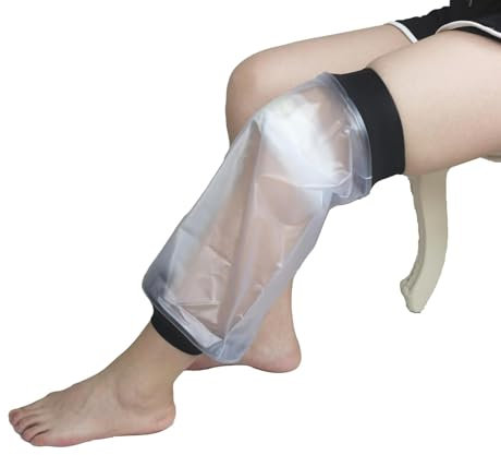HKF HO KI HO Wasserdichter Schutz für Gips, Erwachsene, Beine und Knie, wasserdicht, für Dusche, für Gips und Trockenbandage, verwendet für Dusche