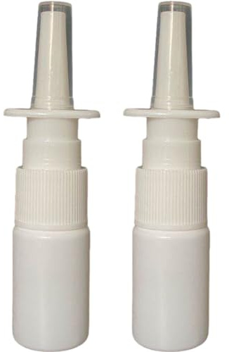 1pcs / Lot 10ml en Plastique Blanc Et Vide Nasal Spray Bouteilles Pompe Pulvérisateur Mist Nez Vaporisateur pour Rechargeables Emballage Médical