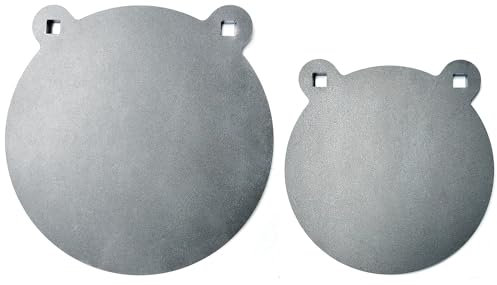 FULLBOW Stahl-Zielscheiben für Schießen, AR500 Metall Gong Target 3/8 Zoll Dicke, Hochkaliber Torso Silhouette Metall Ziel für Präzisionsschießen
