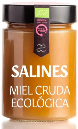 Miel cruda ecológica castaño de Alta Montaña. Origen Alt Empordà, Macizo Salines, Cataluña, España |100% natural, artesana y sin pasteurizar. Miel directa del apicultor (tarro cristal 440 gr).