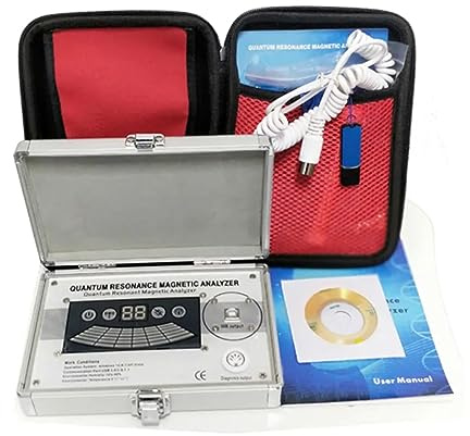 vanenferse Analyseur De Quantique, Analyseur De Magnétique À Résonance Quantique Portable De sous-santé Corporelle Tactile avec 3D Dynamique Prise en Charge Multilingue