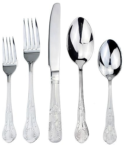 Ensemble d'argenterie de luxe, couverts, ustensiles, couverts en acier inoxydable de qualité alimentaire, maison, restaurant, petite entreprise, vaisselle finition miroir, service de 20 pièces pour 4