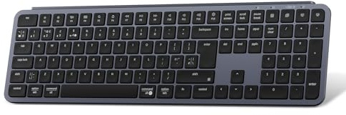 Keychron B6 Pro Wireless Full-Size Keyboard - ZMK Programmable, Silent Typing, 2.4G/Bluetooth 5.2/USB-C Tri-Mode, Numpad for Office/Gaming (UK Layout) NOT Support NKRO & 6KRO - Space Grey