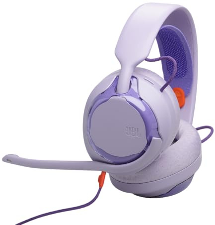 JBL Quantum 250, Wired Over-Ear Gaming Headset, Purple | JBL Quantum Spatial Sound, Noise Cancelling Mic, Replaceable Parts, Compatible with Apple/PC/Xbox/PlayStation/Nintendo Switch