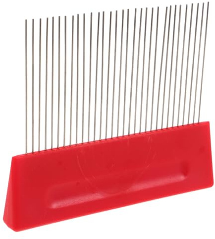 Angoily Pettine strutturale in acciaio inox per texture da parete fai da te, stile ergonomico con design compatto per tela intonaco graffiti e tecniche di pittura artistica