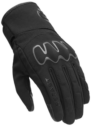 Befast - Guanti Moto Invernali da Donna AGILITY LADY CE, Impermeabili e Traspiranti, con Protezioni su Nocche e Palmo, Imbottitura Calda, Colore Nero
