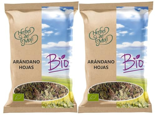 Pack 2 x Arándano Hojas Herbes del Molí Bio 30 g (60 g total) – Hojas ecológicas a granel para infusión de sabor herbal suave, ideal para tisanas y mezclas, formato práctico