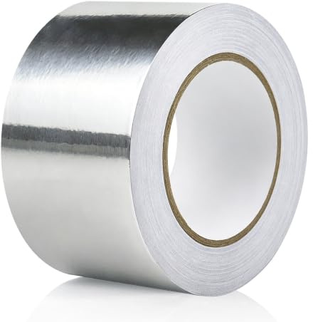 wordmouk Ruban Adhésif Aluminium Argenté Bande Réparation des Métaux