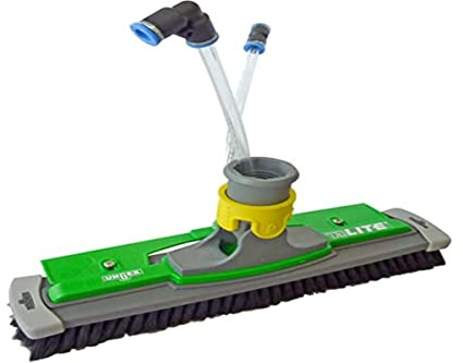 Unger NFS28 nLite Soft Bürste, Grau/Grün, 28cm Größe