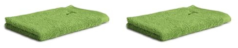Möve Superwuschel Gästetuch, 100% Baumwolle, Peridot, 30 x 50 cm (Packung mit 2)