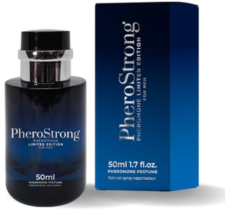 PheroStrong Limited Edition for Men with sex pheromones - Parfüm für Manner mit Pheromonen-Effekt Aphrodisiakum für Männer Perfume Zerstäuber für unterwegs Pheromones Perfume long lasting 50ml