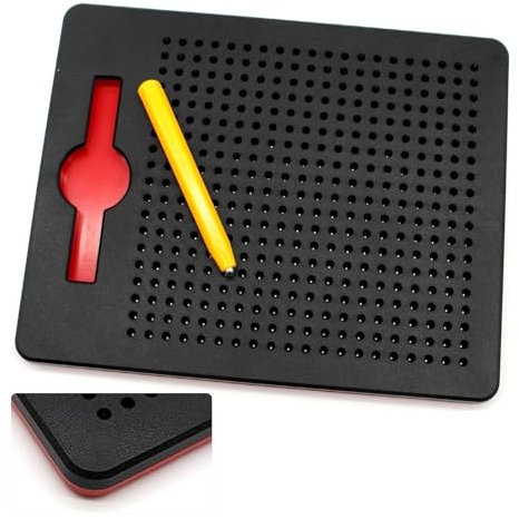 Tableaux à Dessin Noire Magnétiques, WJWINER Planche à Dessin Magnétique, Tablette Magnétique, Ouet Educatif en Plastique avec Stylo pour Enfant Merveilleux Jeux pour les Enfants de Plus de 3 Ans