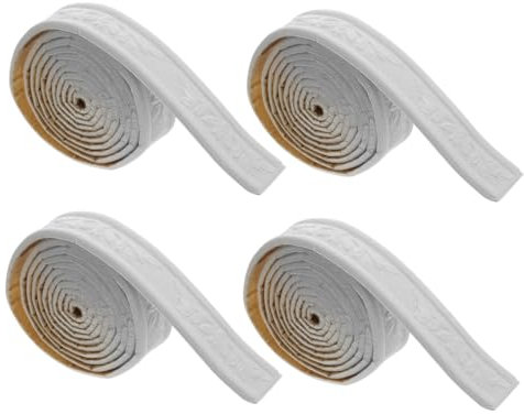 ETHZZLE 4rollos Biselado Autoadhesivo De Pvc Para Paredes De Moldura Decorativa Resistente Golpes y Desgaste Protección Duradera Para Muebles y Paredes Para Decoración Interior